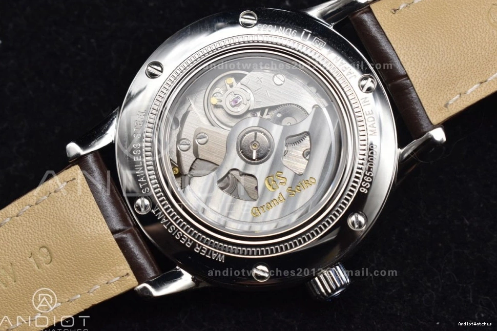886 Leather Strap GSF 1:1 GMT Seiko NH Elegance Dial on SS Grand Brown Best Cream Reliable Edition 0710